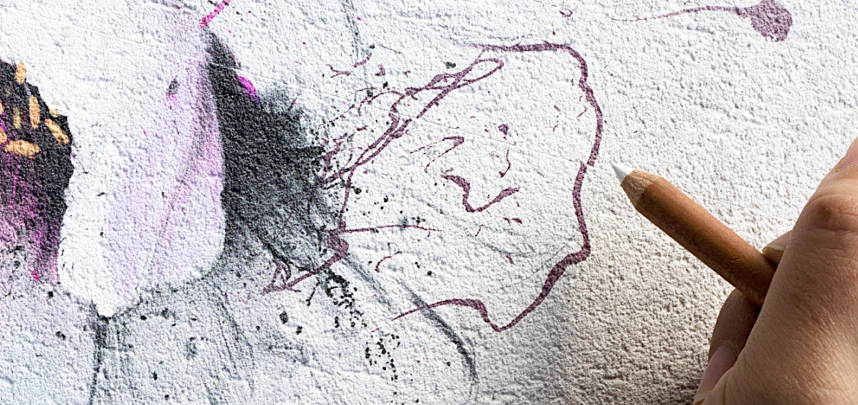 Detail texture plaster stucco